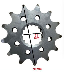  CROSS ÖN DİŞLİ 13T (NERO)